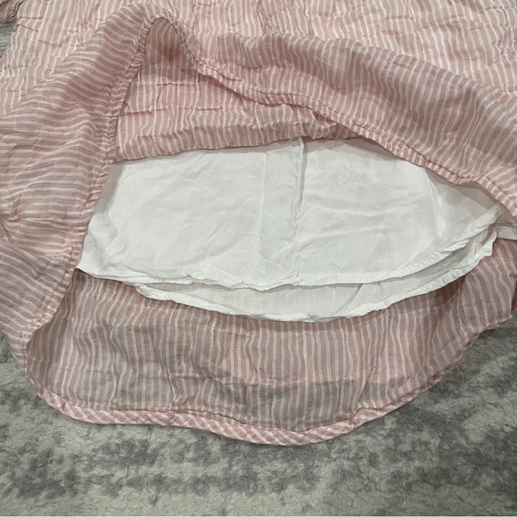 Cloth & Stone By Anthropologie Pink Striped Mini Wrap Skirt - Picture 5 of 11